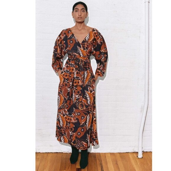 Mara hoffman wrap dress hotsell